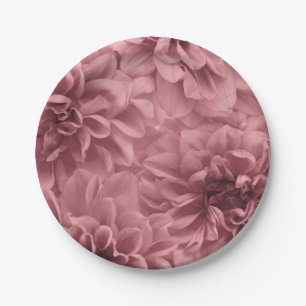 Prato De Papel Cluster de Mauve Dahlias leves