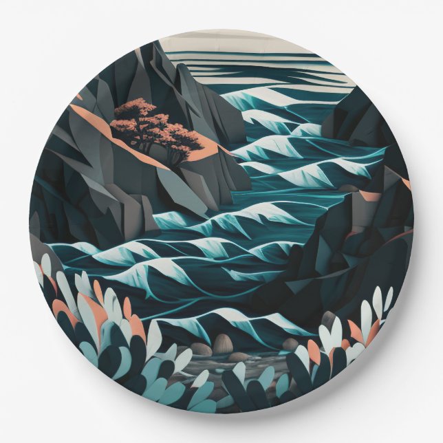 Prato De Papel Coastal Energy (Frente)