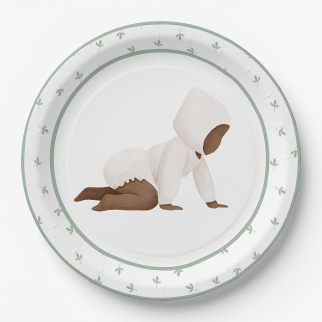 Prato De Papel Cobra Aquarela Cana Crawling Papel Chá de fraldas  (Frente)