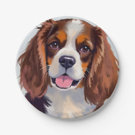 Prato De Papel Cocker Spaniel | Dog Painting Pet