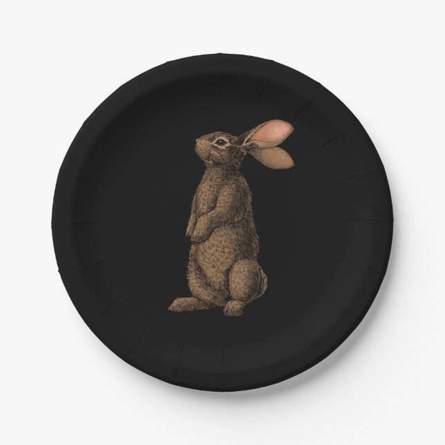 Prato De Papel Coelho (Frente)