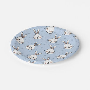Prato De Papel Coelhos
