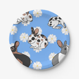 Prato De Papel Coelhos