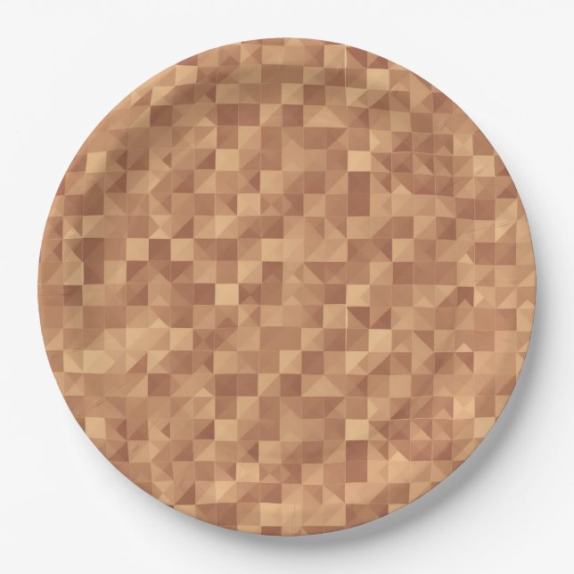 Prato De Papel Coffee Chic Party Plates: Disposable Elegance (Frente)