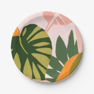 Prato De Papel Colagem Selva I