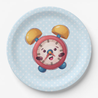 Prato De Papel Coleção de Relógios Inteligentes - Placas de Papel