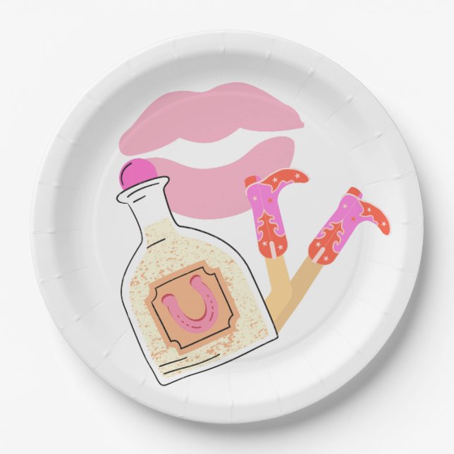 Prato De Papel Coleção Kiss Goodbye (Frente)