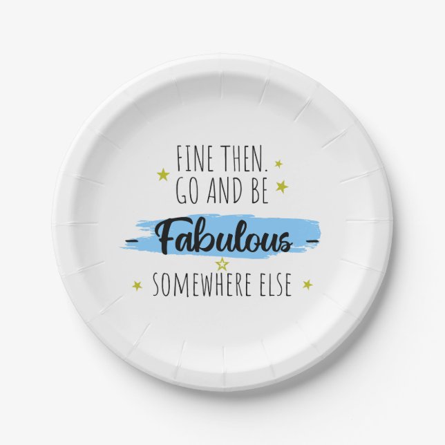 Prato De Papel Colega Saindo, Saindo Farewell Gift (Frente)