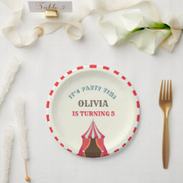 Prato De Papel COLLAGEM FOTOGRÁFICA DO TEMA DO Circo 5