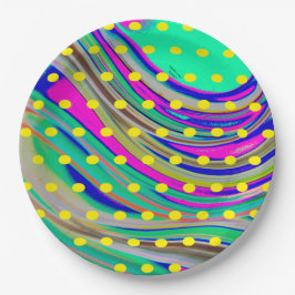 Prato De Papel Colorido
