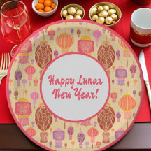 Colorido Lanternas Chinesas no Ano Novo