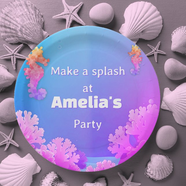 Prato De Papel Colorir Partido do Cavalo (Criador carregado)