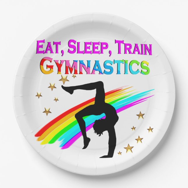 PRATO DE PAPEL COMBOIO PARA SER UMA CÂMARA GINÁSTICA (Frente)