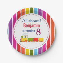 Comboio Personalizado A Qualquer Idade Aniversário