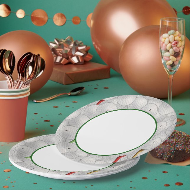 Prato De Papel Comer Golf do Sono (Múltiplo)