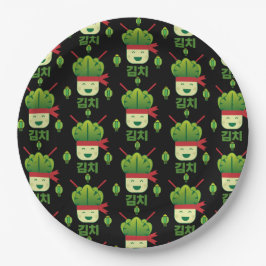 Prato De Papel Comida Asiática Kimchi