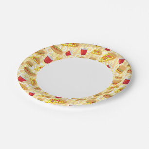 Prato De Papel Comida rápida