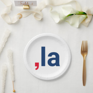 Prato De Papel Comma La kamala pronúncia engraçada patriótica