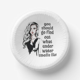 Prato De Papel Como é o cheiro submarino