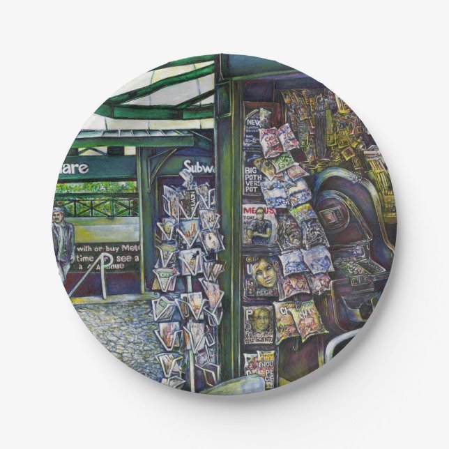 Prato De Papel Como Uma Imagem É Inimaginativa? (Frente)