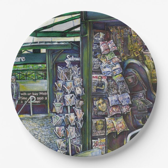 Prato De Papel Como Uma Imagem É Inimaginativa? (Frente)