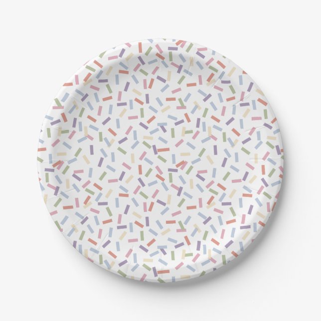 Prato De Papel Confetti Conteporary (Sprinkles) (Frente)