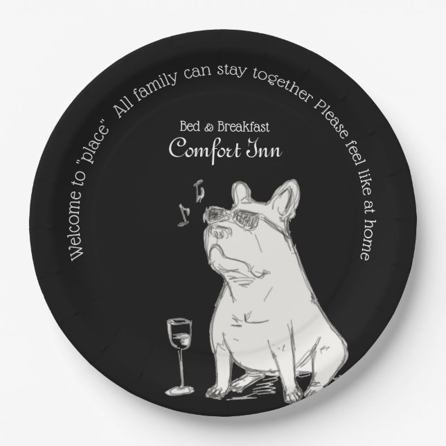 Prato De Papel Conforto B&B com Pets (Frente)