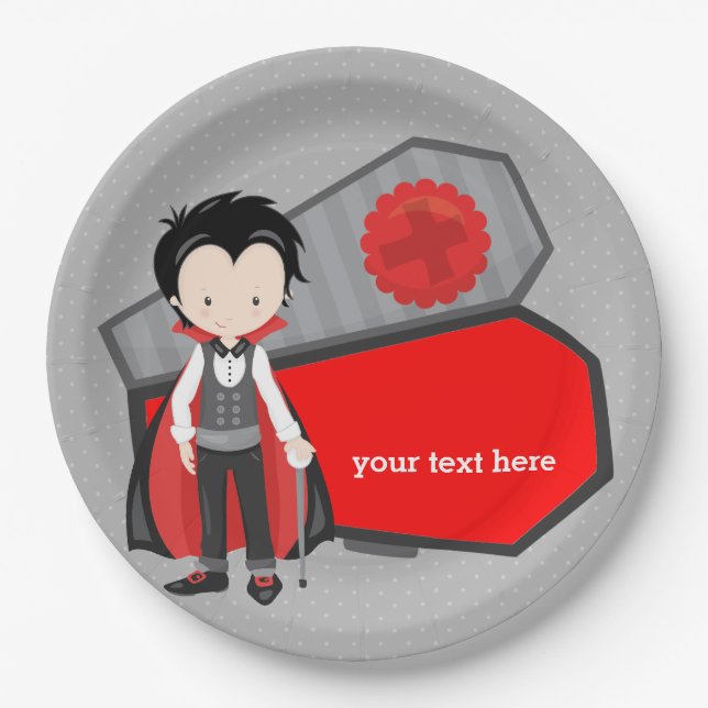 Prato De Papel Conjuntos de festas de Halloween (Frente)