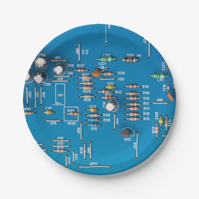 Prato De Papel Conselho de circuito eletrônico (Frente)
