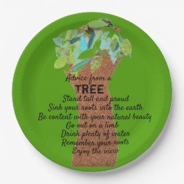 Prato De Papel Conselhos de uma árvore