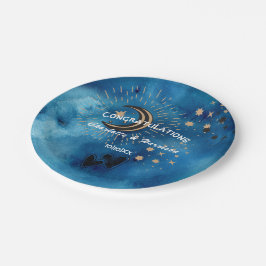 Prato De Papel Constelação Mágica do Wiccan Casamento Incomum