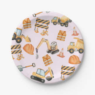 Prato De Papel Construction Plates