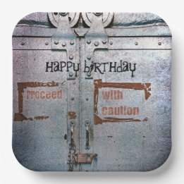 Prato De Papel Continue com cinzas azuis cautelosas