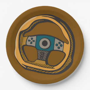 Prato De Papel Controlador de Volante de Corrida Gamer