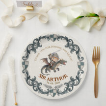 Convite de Aniversário de Um Ano de Meninos Castel