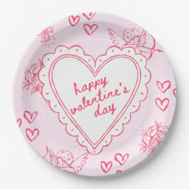 Prato De Papel Convite Galentine’s Day para Amigas