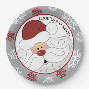 Prato De Papel Cookies para Santa Claus Adorable ArtbyJess