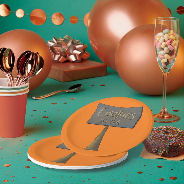 Prato De Papel Cookies Para Venda De Chapas De Papel (Criador carregado)