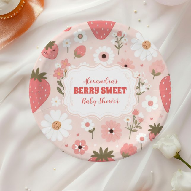 Prato De Papel Coqueta rosa branca-branca-doce (Criador carregado)