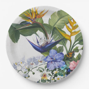 Prato De Papel Coquetel Floral tropical Napkin