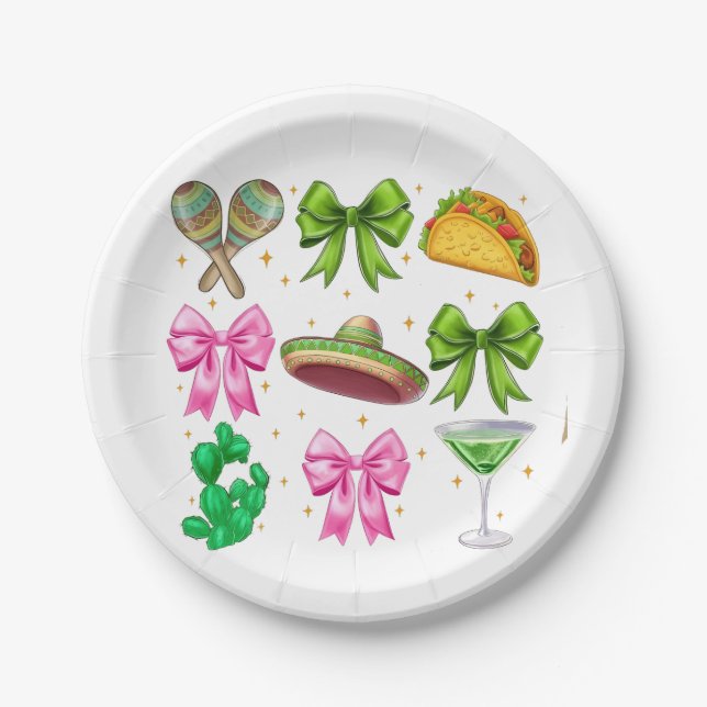 Prato De Papel Coquette Mardi Gras Arco Fleur De Lis Mask Fat Tue (Frente)