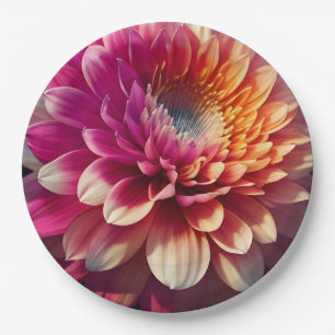 Prato De Papel Cor-de-rosa-rosa-branca-rosa-azul-dália Flor