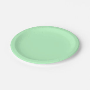 Prato De Papel Cor sólida: Menta