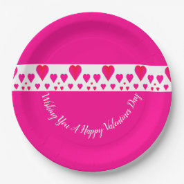 Prato De Papel Coração Acentuado Projetado