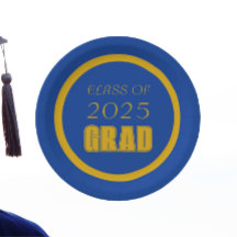 Cores Escolares Azul Real e Dourado Graduação
