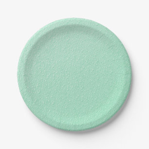 Prato De Papel Cores na moda do verde Pastel da hortelã