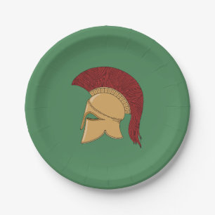 Prato De Papel Corinthian Helmet