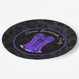 Prato De Papel Corpo Roxo Flirty