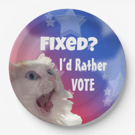 Prato De Papel Correto? Eu Preferencialmente Voto