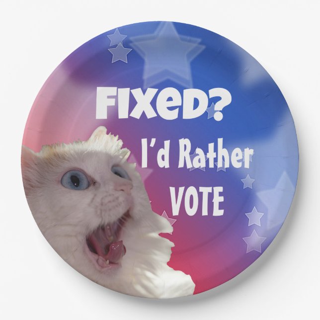 Prato De Papel Correto? Eu Preferencialmente Voto (Frente)